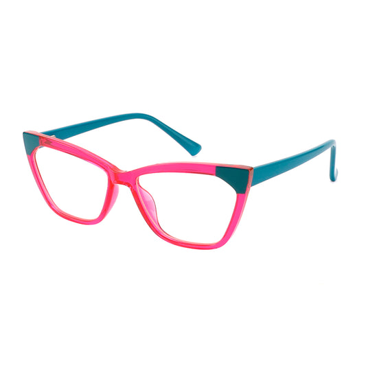 AURORA 4008 Clear Pink & Dark Green