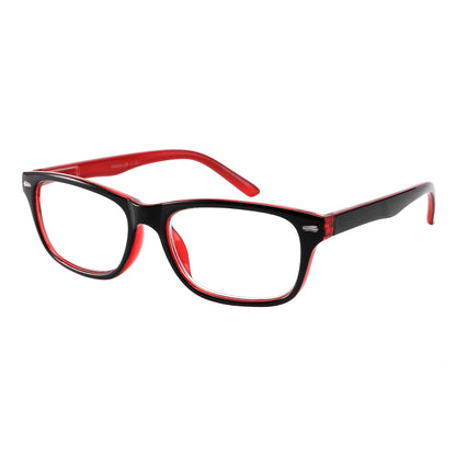 READER 59406S Clear Red and Black